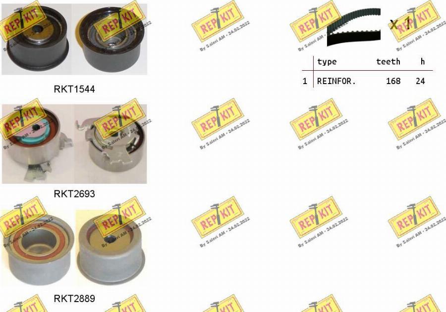 REPKIT RKTK1108 - Kit de distribution droxauto.com