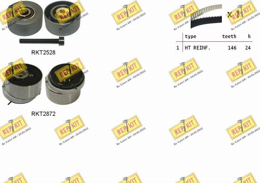 REPKIT RKTK1111 - Kit de distribution droxauto.com