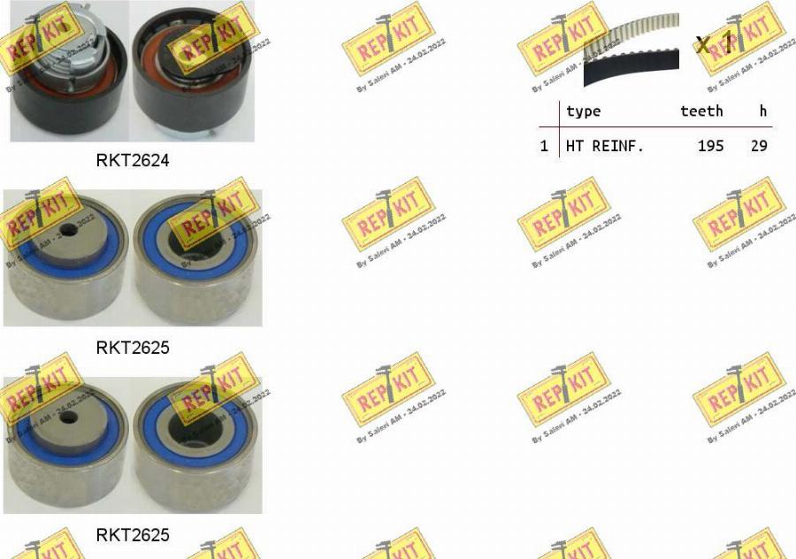 REPKIT RKTK1113 - Kit de distribution droxauto.com