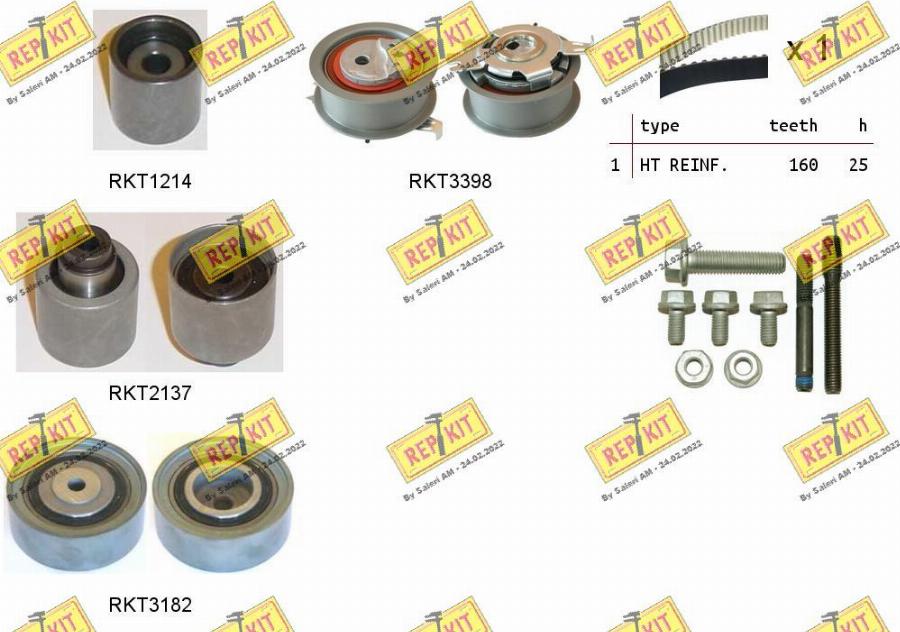 REPKIT RKTK1123 - Kit de distribution droxauto.com