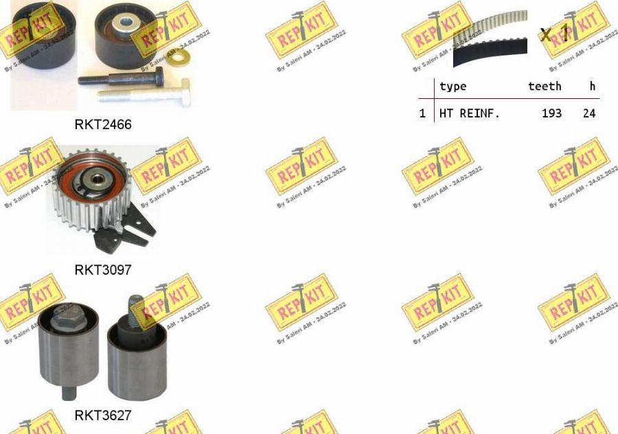 REPKIT RKTK1179 - Kit de distribution droxauto.com