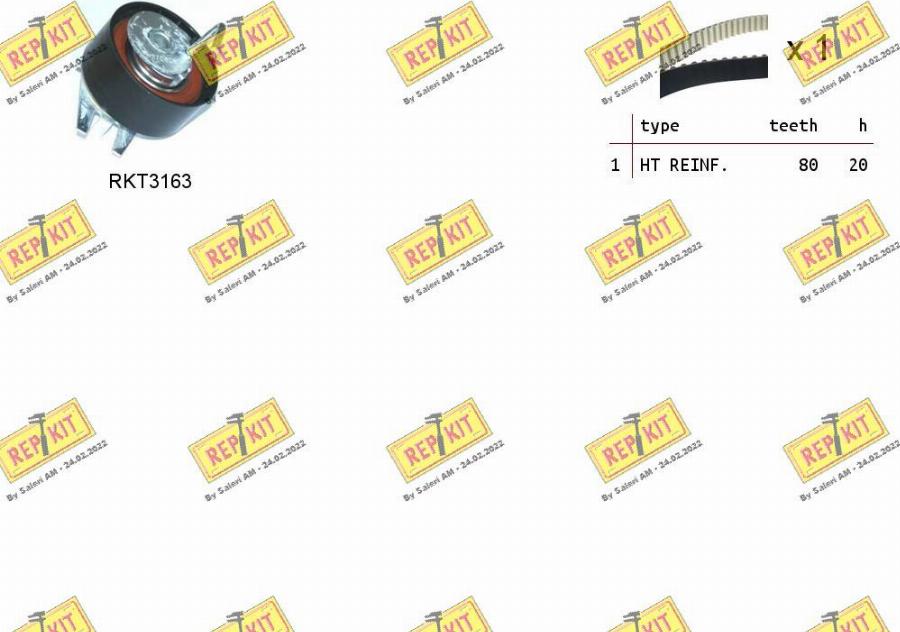 REPKIT RKTK1178 - Kit de distribution droxauto.com