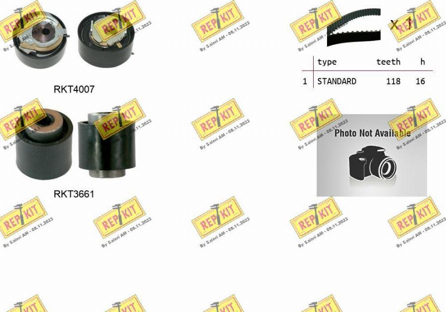 REPKIT RKTK1304 - Kit de distribution droxauto.com