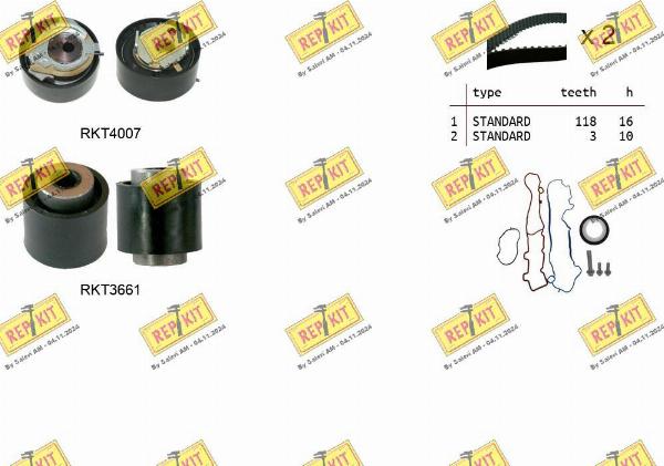 REPKIT RKTK1314 - Kit de distribution droxauto.com