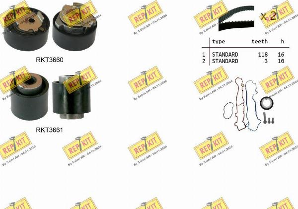 REPKIT RKTK1313 - Kit de distribution droxauto.com