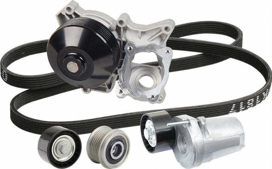 RIDEX 4172P0029 - Pompe à eau+Jeu de courroie trapézoïdale à nervures droxauto.com