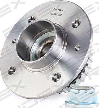 RIDEX 654W0302 - Kit de roulements de roue droxauto.com