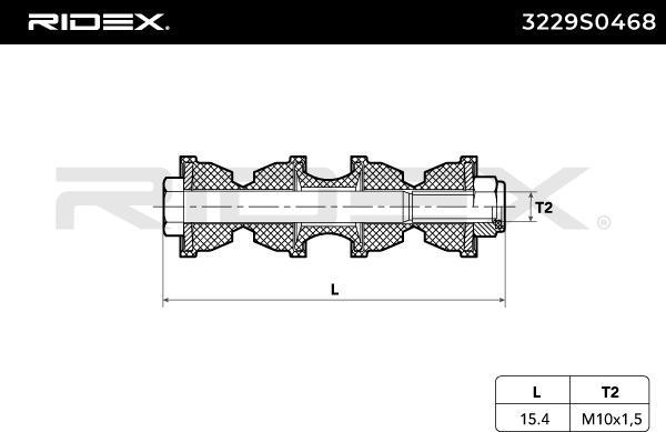 RIDEX 3229S0468 - Entretoise / tige, stabilisateur droxauto.com