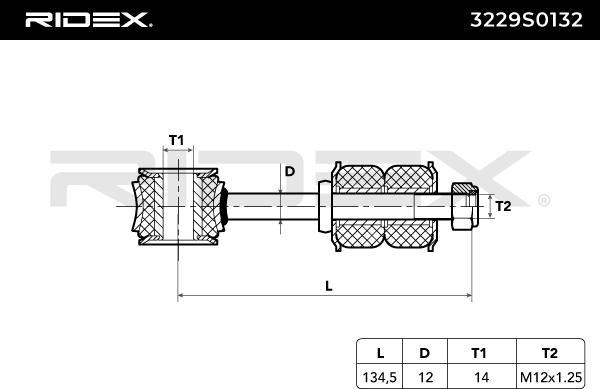 RIDEX 3229S0132 - Entretoise / tige, stabilisateur droxauto.com