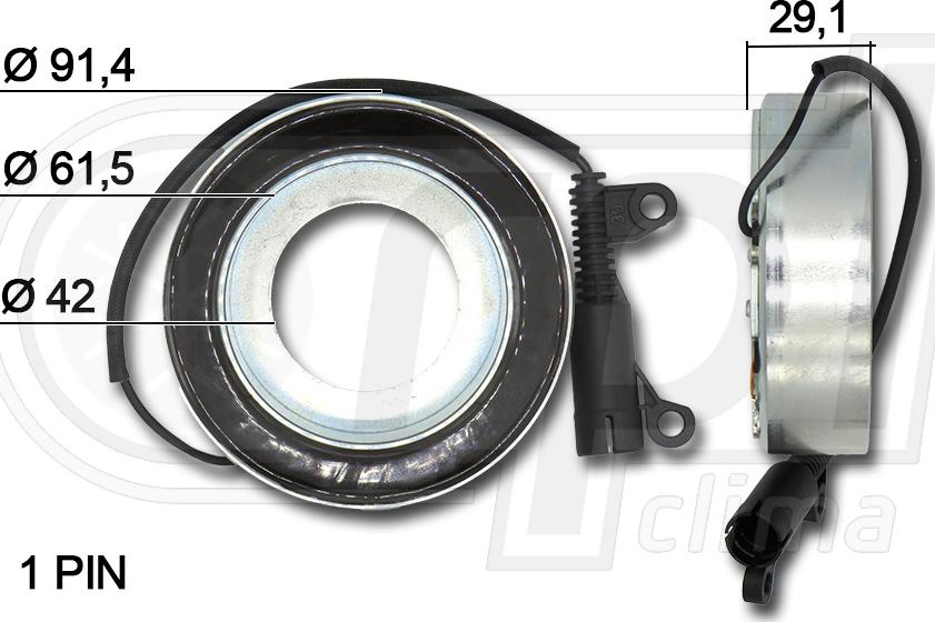 RPL QUALITY APBOCA0002 - Bobine, compresseur-embrayage magnétique droxauto.com