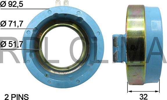 RPL QUALITY APBOHR0008 - Bobine, compresseur-embrayage magnétique droxauto.com