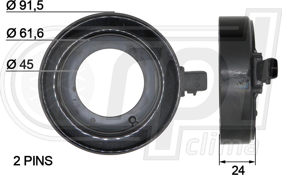 RPL QUALITY APBOHR0021 - Bobine, compresseur-embrayage magnétique droxauto.com