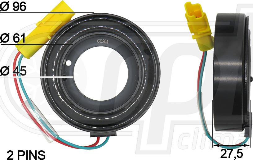 RPL QUALITY APBOSD0033 - Bobine, compresseur-embrayage magnétique droxauto.com