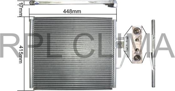 RPL QUALITY APCDBW5010 - Condensateur, climatisation droxauto.com