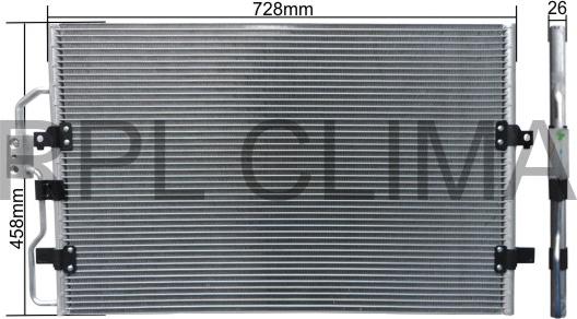 RPL QUALITY APCDCI5005 - Condensateur, climatisation droxauto.com