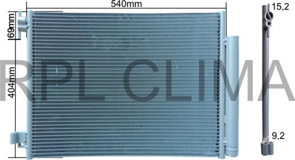 RPL QUALITY APCDDA5004 - Condensateur, climatisation droxauto.com