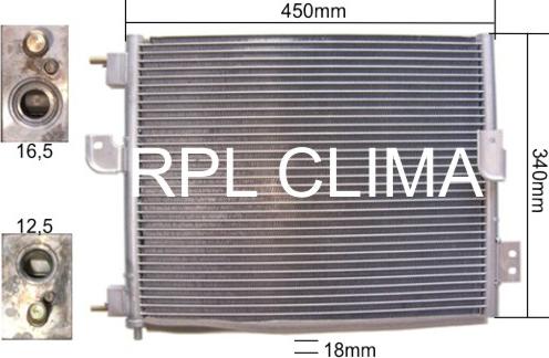 RPL QUALITY APCDHY5013 - Condensateur, climatisation droxauto.com