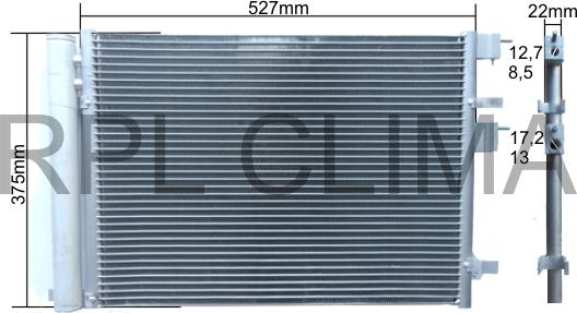 RPL QUALITY APCDHY5039 - Condensateur, climatisation droxauto.com