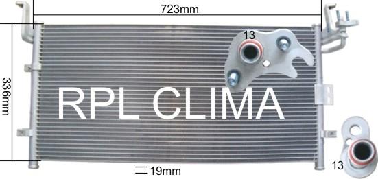 RPL QUALITY APCDHY5030 - Condensateur, climatisation droxauto.com