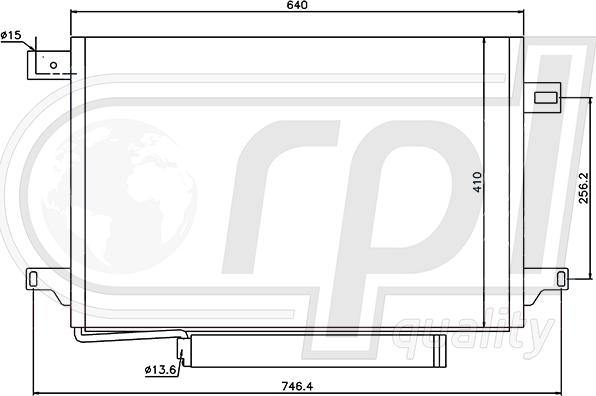 RPL QUALITY APCDMB5091 - Condensateur, climatisation droxauto.com