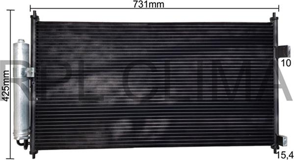 RPL QUALITY APCDNI5038 - Condensateur, climatisation droxauto.com