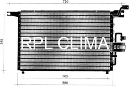 RPL QUALITY APCDOP5033 - Condensateur, climatisation droxauto.com