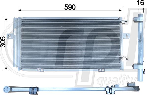 RPL QUALITY APCDRO5015 - Condensateur, climatisation droxauto.com