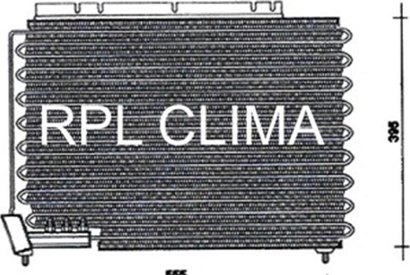 RPL QUALITY APCDVO0020 - Condensateur, climatisation droxauto.com