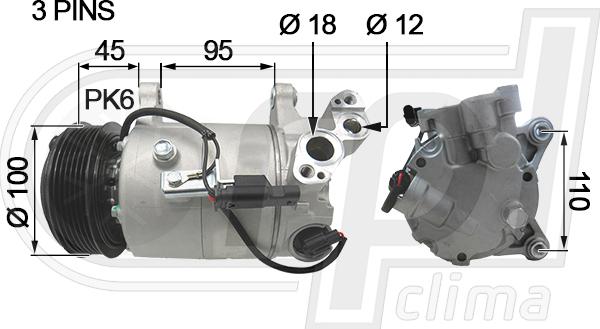 RPL QUALITY APCOBW0092 - Compresseur, climatisation droxauto.com