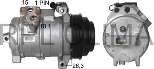 RPL QUALITY APCOMB5041 - Compresseur, climatisation droxauto.com