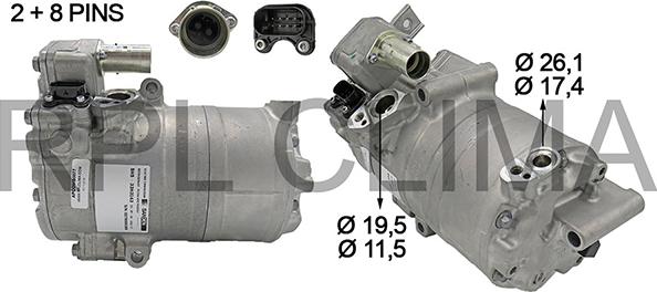 RPL QUALITY APCOMB0077 - Compresseur, climatisation droxauto.com