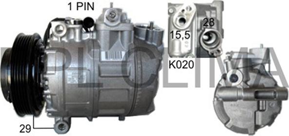 RPL QUALITY APCORO0005 - Compresseur, climatisation droxauto.com