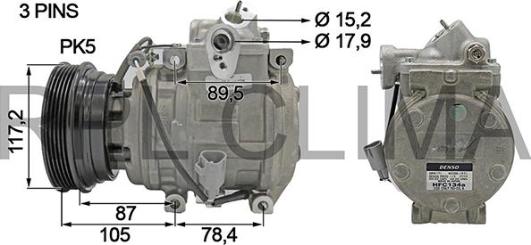 RPL QUALITY APCOTO0014 - Compresseur, climatisation droxauto.com