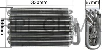 RPL QUALITY APEVBW5003 - Évaporateur climatisation droxauto.com