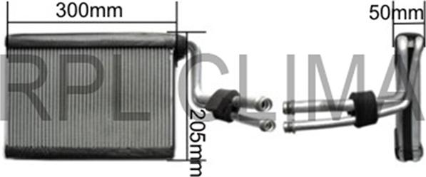RPL QUALITY APEVBW5018 - Évaporateur climatisation droxauto.com