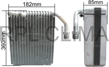RPL QUALITY APEVCI5018 - Évaporateur climatisation droxauto.com
