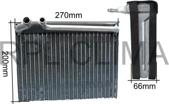 RPL QUALITY APEVCI5017 - Évaporateur climatisation droxauto.com