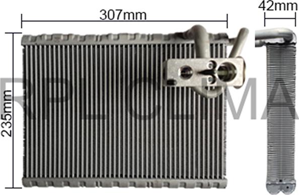 RPL QUALITY APEVCI0031 - Évaporateur climatisation droxauto.com