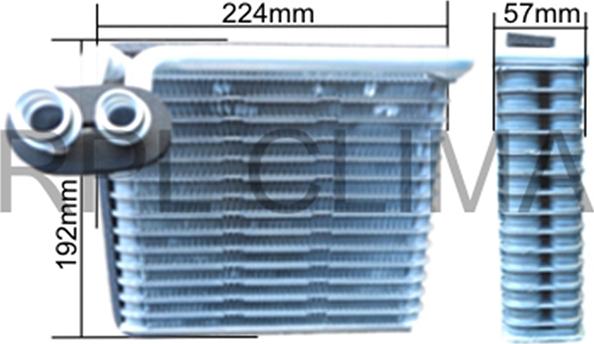 RPL QUALITY APEVFT0026 - Évaporateur climatisation droxauto.com