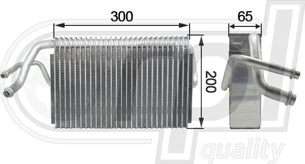 RPL QUALITY APEVMB5021 - Évaporateur climatisation droxauto.com