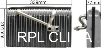 RPL QUALITY APEVOP5004 - Évaporateur climatisation droxauto.com