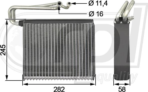 RPL QUALITY APEVOP5015 - Évaporateur climatisation droxauto.com