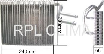 RPL QUALITY APEVRE5012 - Évaporateur climatisation droxauto.com