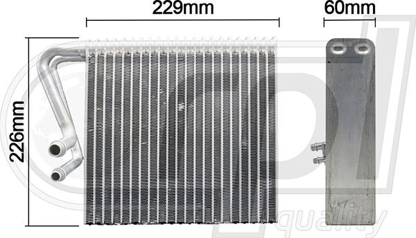 RPL QUALITY APEVRE5017 - Évaporateur climatisation droxauto.com