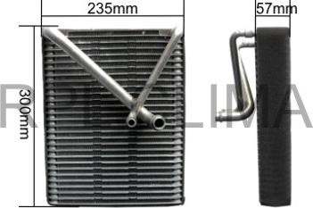 RPL QUALITY APEVVO5015 - Évaporateur climatisation droxauto.com