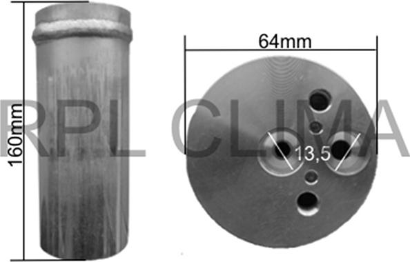 RPL QUALITY APFLBW0018 - Filtre déshydratant, climatisation droxauto.com