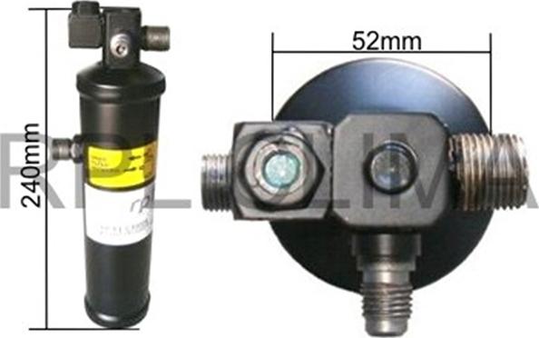 RPL QUALITY APFLCI0008 - Filtre déshydratant, climatisation droxauto.com