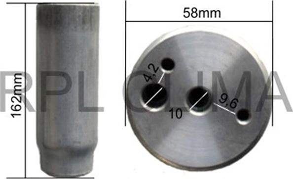 RPL QUALITY APFLHO0004 - Filtre déshydratant, climatisation droxauto.com