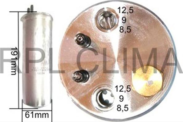 RPL QUALITY APFLKI0005 - Filtre déshydratant, climatisation droxauto.com