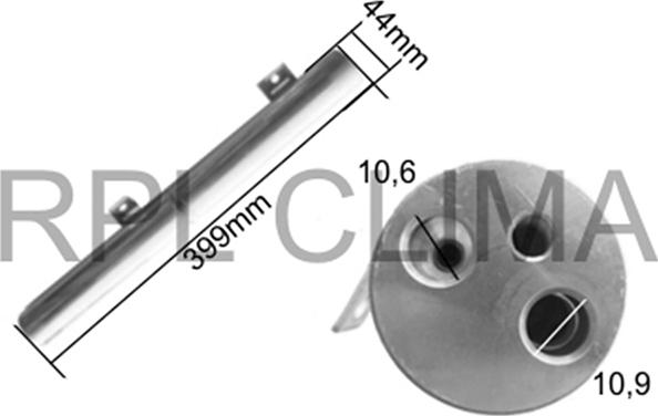 RPL QUALITY APFLMB0043 - Filtre déshydratant, climatisation droxauto.com